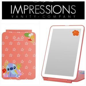 Impressions X Disney's Lilo & Stitch Touch Pad Mini Tri Tone LED Makeup Mirror